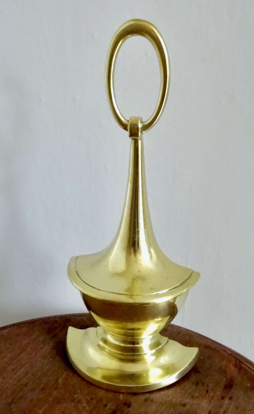 BRASS DOORSTOP BY WM TONKS