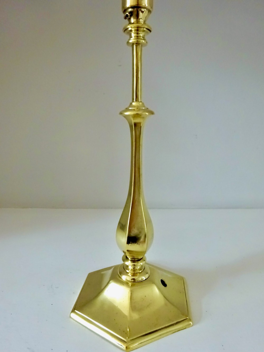 EDWARDIAN BRASS TABLE LAMP View IV