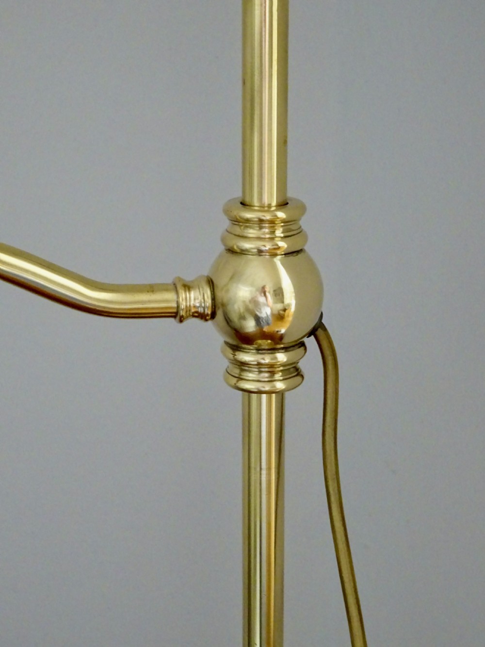 TALL BRASS ADJUSTABLE DESK LAMP View VI