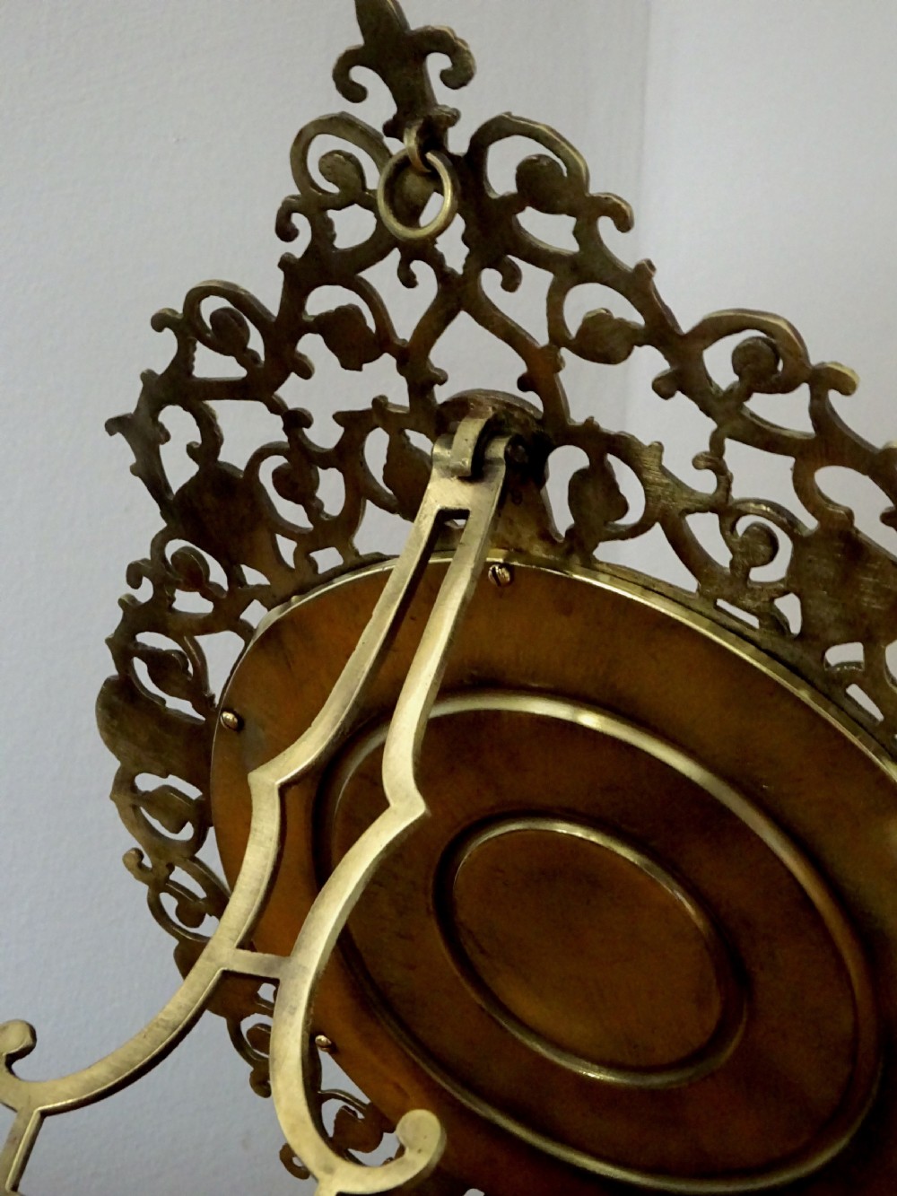 VICTORIAN ORNATE BRASS  MIRROR View VI