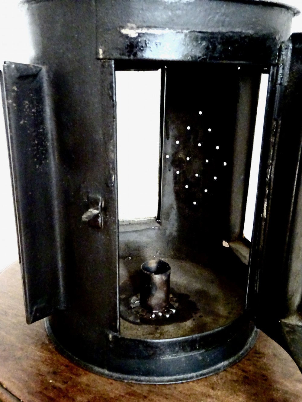 LARGE C1900-30  CANDLE LANTERN View V