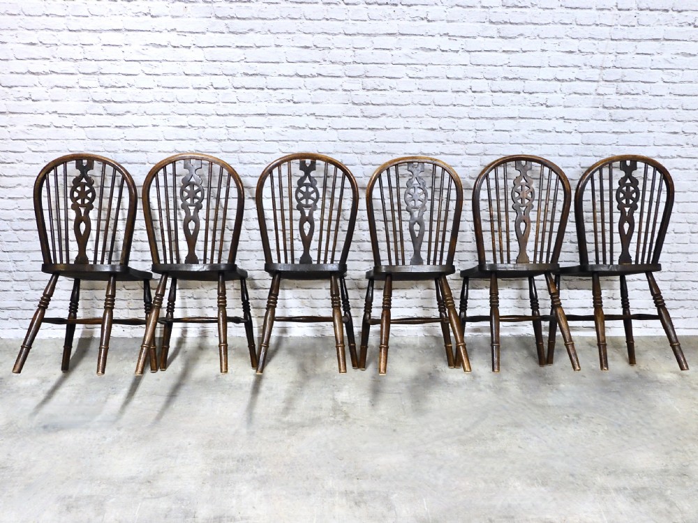 Windsor Kitchen Chair Set (6) View VI