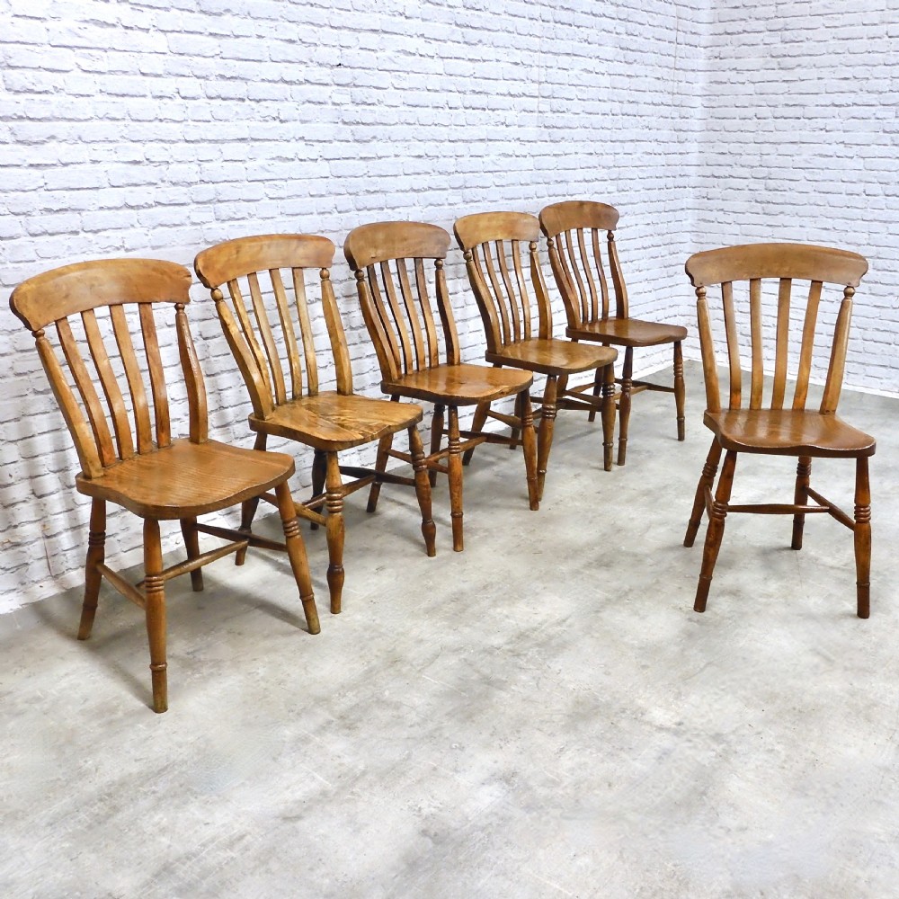 Farmhouse Kitchen Chairs x6 View II