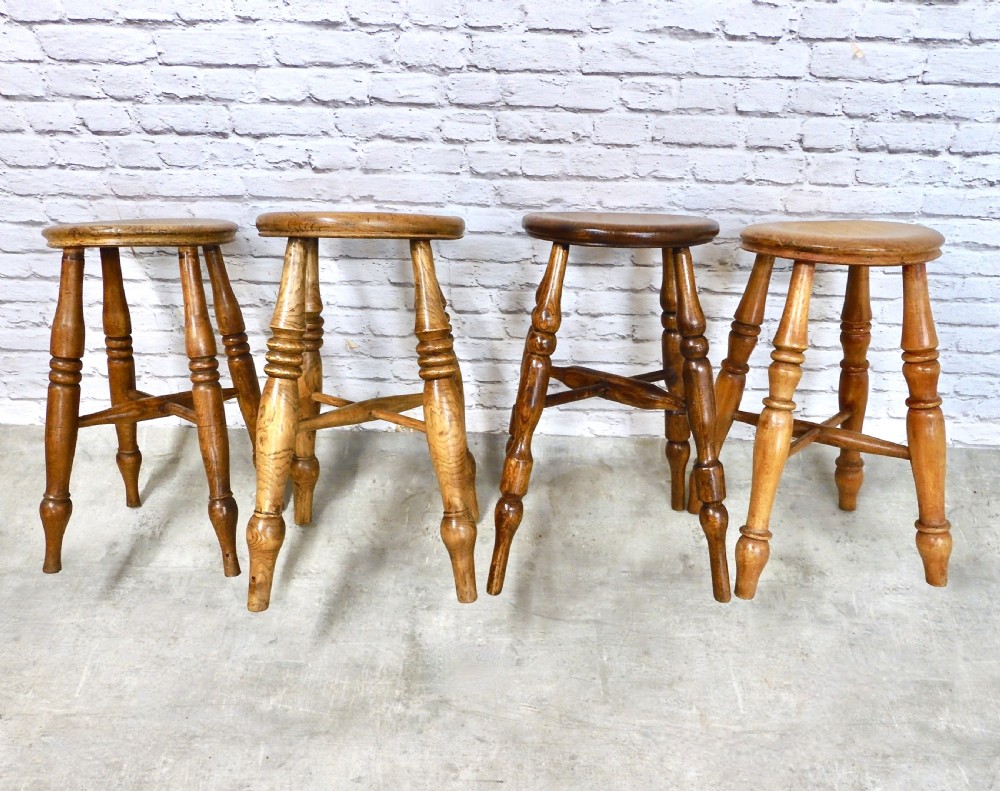 19th Century Stools x4 View IV