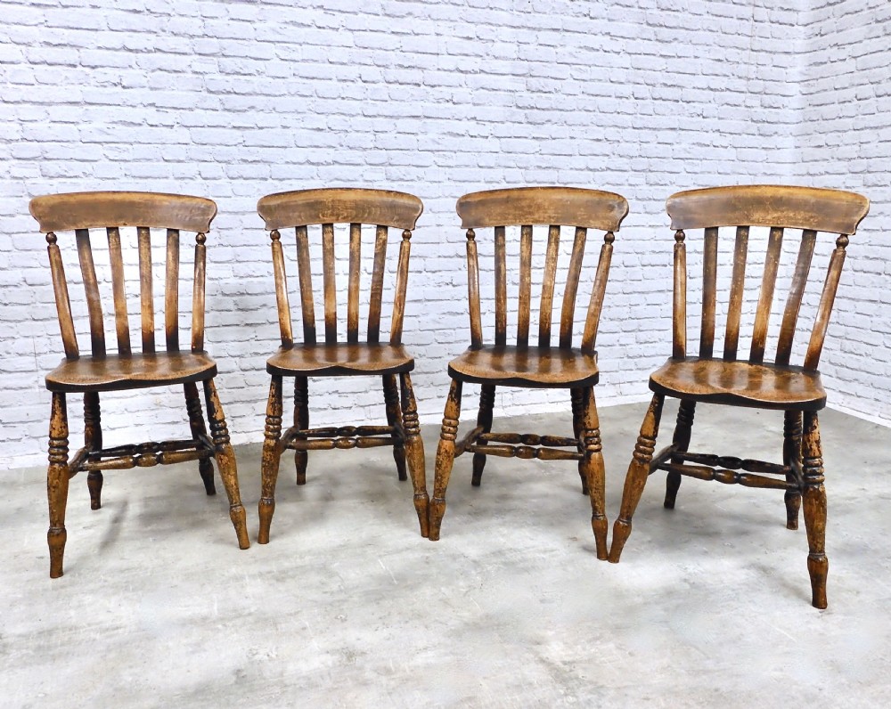 farmhouse Kitchen Chairs x4 View II