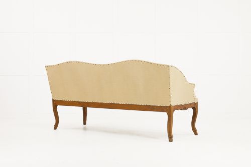 1930'S FRENCH CARVED OAK SOFA - ADDITIONAL PHOTO 2