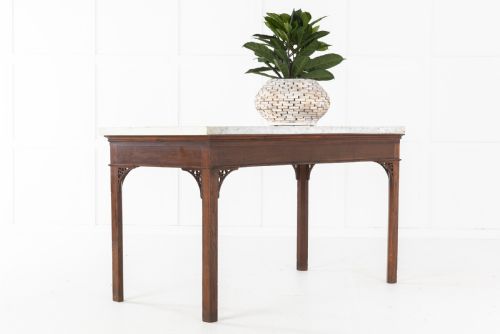 18th century english george iii oak console table - CATEGORY: ANTIQUE TABLES - DATED 18TH CENTURY