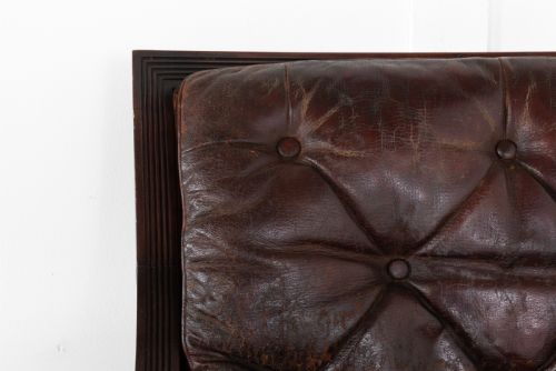 PAIR 19TH CENTURY REGENCY MAHOGANY LIBRARY BERGRES - ADDITIONAL PHOTO 2