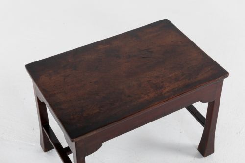 PAIR OF FRENCH MAHOGANY SIDE TABLES - ADDITIONAL PHOTO 2