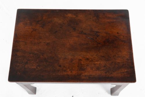 PAIR OF FRENCH MAHOGANY SIDE TABLES - ADDITIONAL PHOTO 3