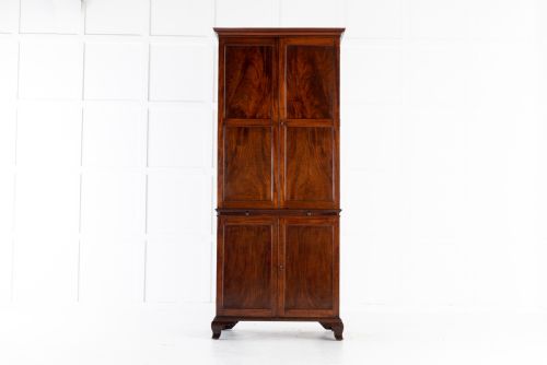 GEORGE III MAHOGANY ESTATE CUPBOARD - ADDITIONAL PHOTO 5