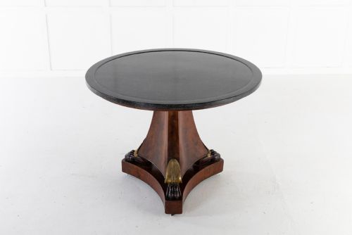 19TH CENTURY FRENCH GUERIDON WITH MARBLE TOP - ADDITIONAL PHOTO 4