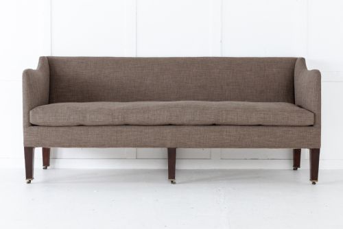 ENGLISH 19TH CENTURY MAHOGANY SOFA - ADDITIONAL PHOTO 1