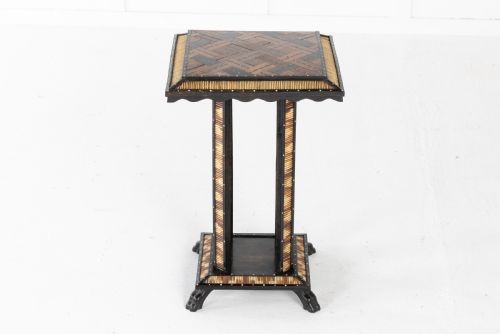 MATCHED PAIR OF LATE 19TH CENTURY CEYLONESE PORCUPINE OCCASIONAL TABLES - ADDITIONAL PHOTO 2