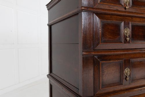 17TH CENTURY WALNUT CHEST OF DRAWERS - ADDITIONAL PHOTO 2