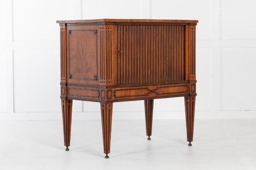 18th century dutch tambour cabinet - CATEGORY: ANTIQUE CUPBOARDS - DATED 18TH CENTURY