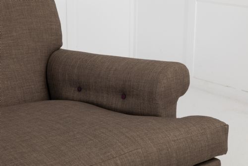 LARGE 1930S ENGLISH MAHOGANY SOFA - ADDITIONAL PHOTO 3