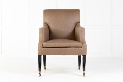 REGENCY SABRE LEG LIBRARY CHAIR - ADDITIONAL PHOTO 1