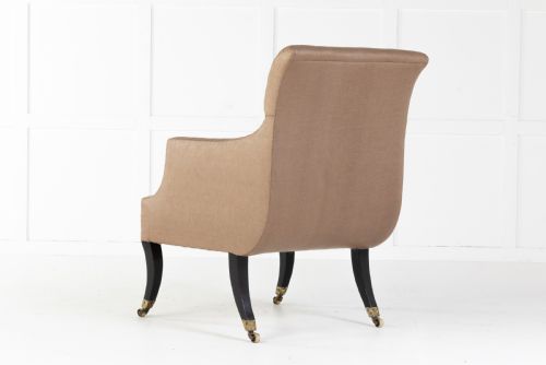 REGENCY SABRE LEG LIBRARY CHAIR - ADDITIONAL PHOTO 6