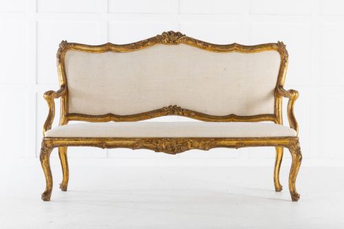 18TH CENTURY ITALIAN GILT SOFA - ADDITIONAL PHOTO 7