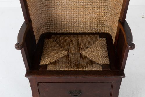 LATE 19TH CENTURY ORKNEY CHAIR BY D M KIRKNESS - ADDITIONAL PHOTO 1