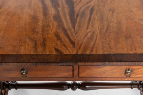 REGENCY SATINWOOD AND ROSEWOOD SOFA TABLE - ADDITIONAL PHOTO 5