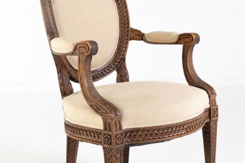 PAIR OF FRENCH 18TH CENTURY ARMCHAIRS - ADDITIONAL PHOTO 1