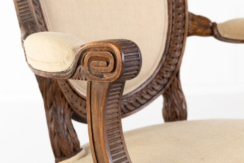PAIR OF FRENCH 18TH CENTURY ARMCHAIRS - ADDITIONAL PHOTO 7