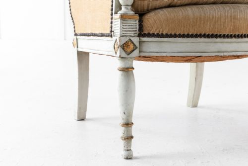 19TH CENTURY PAIR OF FRENCH PAINTED CHAIRS - ADDITIONAL PHOTO 5