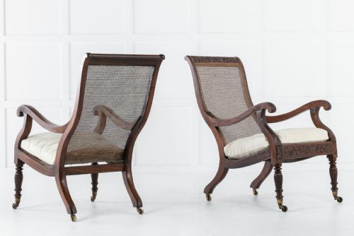 PAIR OF 19TH CENTURY ANGLO INDIAN PLANTATION CHAIRS - ADDITIONAL PHOTO 7