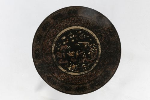 19TH CENTURY ENGLISH REGENCY CHINESE BLACK LACQUER AND GILT TABLE - ADDITIONAL PHOTO 4
