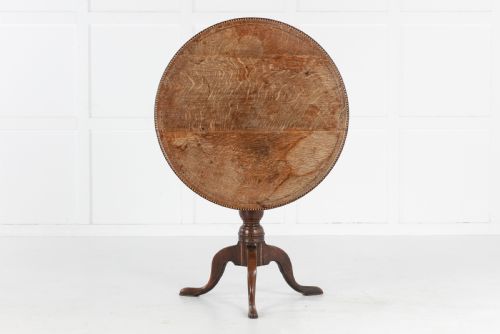 george iii inlaid tripod table - CATEGORY: ANTIQUE TABLES - DATED GEORGIAN