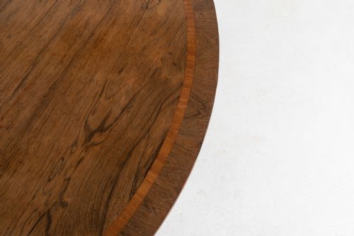 ENGLISH REGENCY 19TH CENTURY ROSEWOOD CIRCULAR TABLE - ADDITIONAL PHOTO 3