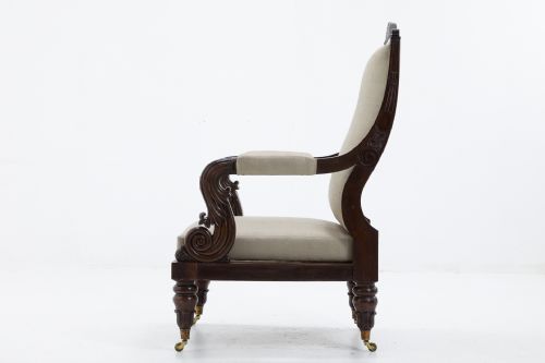 EARLY 19TH CENTURY FRENCH ARMCHAIR - ADDITIONAL PHOTO 7