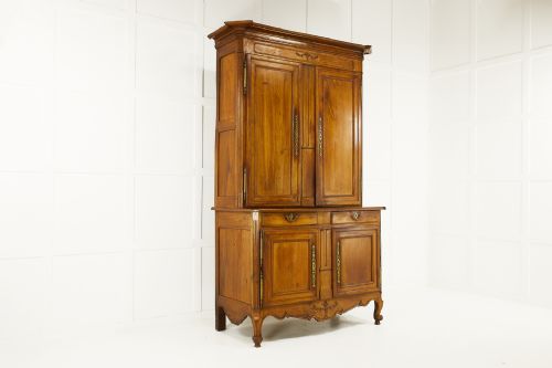 italian cherry buffet deux corps circa 1800 - CATEGORY: ANTIQUE CUPBOARDS - DATED 1800