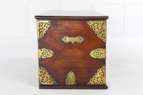 18TH CENTURY BRASS MOUNTED TRUNK - ADDITIONAL PHOTO 2