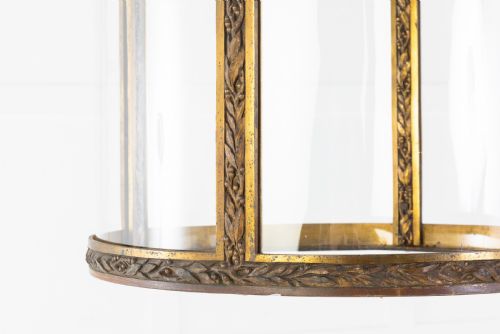 19TH CENTURY GILT BRONZE HALL LANTERN - ADDITIONAL PHOTO 7
