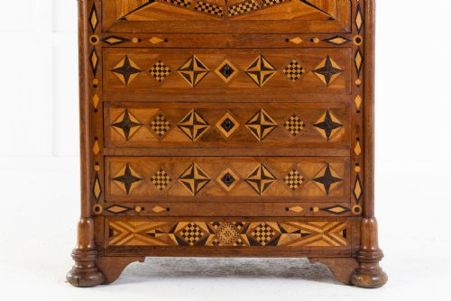 19TH CENTURY FRENCH OAK ESCRITOIRE - ADDITIONAL PHOTO 2