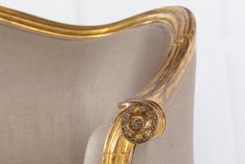 18TH CENTURY GEORGE III GILTWOOD SETTEE - ADDITIONAL PHOTO 6