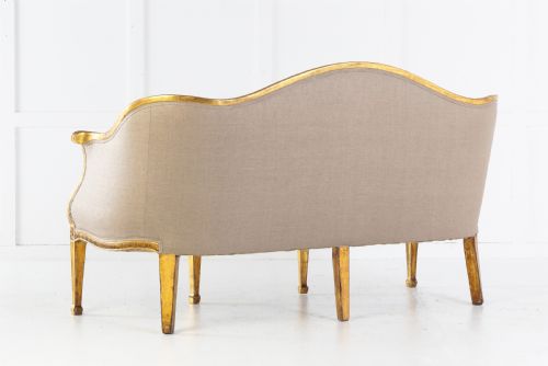 18TH CENTURY GEORGE III GILTWOOD SETTEE - ADDITIONAL PHOTO 7