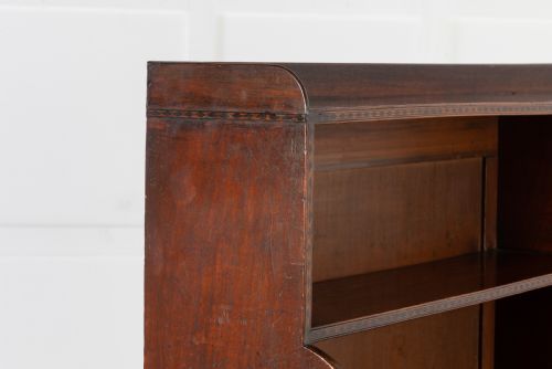 19TH CENTURY ENGLISH REGENCY MAHOGANY WATERFALL BOOKCASE - ADDITIONAL PHOTO 7