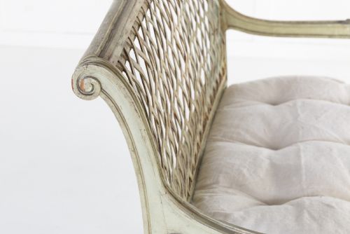 FRENCH PAINTED SOFA CIRCA 1900 - ADDITIONAL PHOTO 9