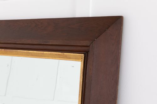 19TH CENTURY FRENCH OAK MIRROR - ADDITIONAL PHOTO 1