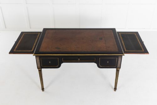 19TH CENTURY FRENCH EBONISED BUREAU PLAT - ADDITIONAL PHOTO 3