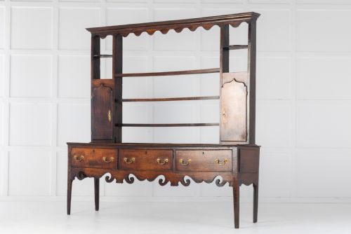 18TH CENTURY OAK DRESSER WITH RACK - ADDITIONAL PHOTO 9