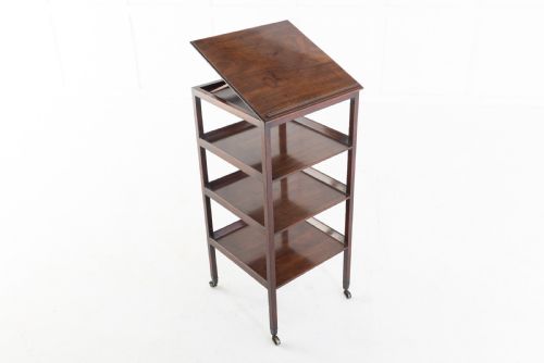 george iii mahogany four tier whatnot - CATEGORY: ANTIQUE FURNITURE - DATED GEORGIAN