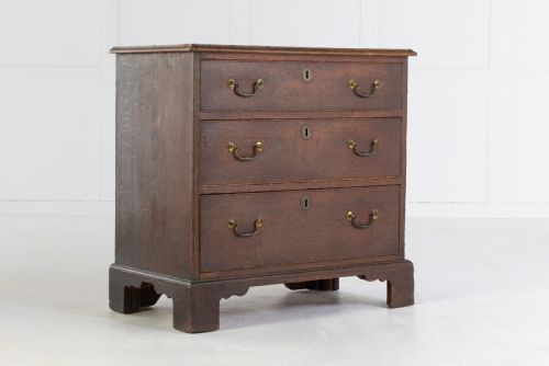18TH CENTURY ENGLISH OAK COMMODE - ADDITIONAL PHOTO 3