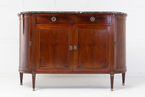 19TH CENTURY FRENCH MAHOGANY SIDE CABINET - ADDITIONAL PHOTO 1