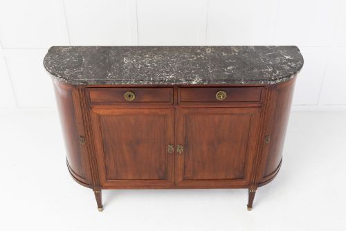 19TH CENTURY FRENCH MAHOGANY SIDE CABINET - ADDITIONAL PHOTO 2