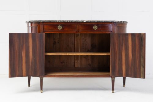 19TH CENTURY FRENCH MAHOGANY SIDE CABINET - ADDITIONAL PHOTO 3